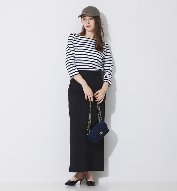 Rouge vif「【CHANTE CLAIR/シャントクレール】ボーダーロンT」|Tシャツ・カットソー|