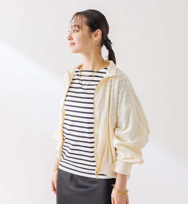 Rouge vif「ショートコクーン ナイロンブルゾン」|ブルゾン・スタジャン|