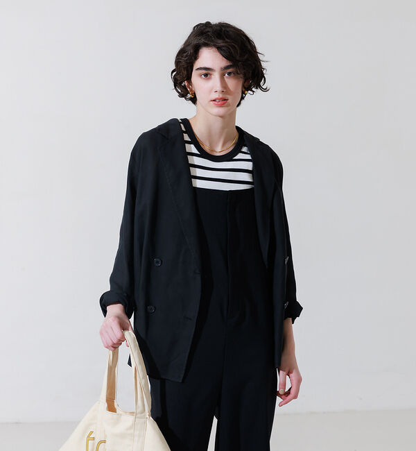 Rouge vif「ツイルエアリーシアージャケット」|テーラードジャケット|