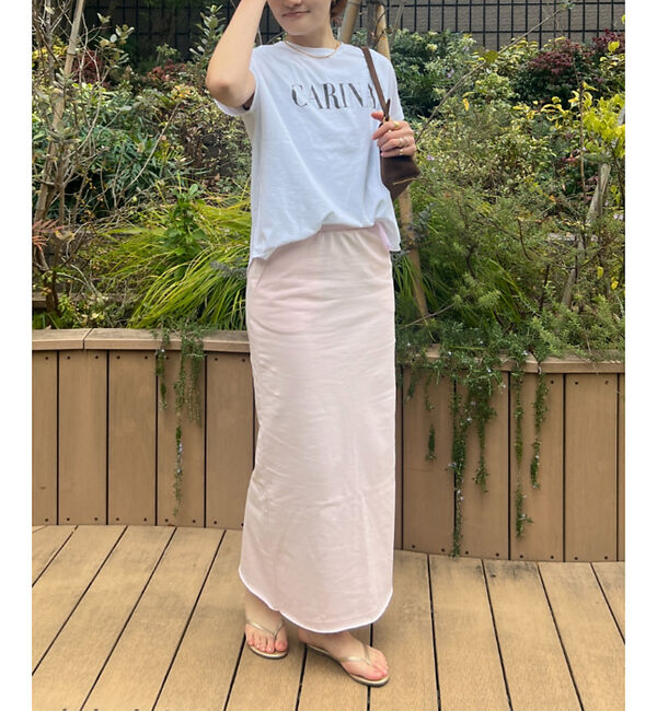 Rouge vif「【MICA&DEAL /マイカアンドディール】タイトイージースカート」|スカート|