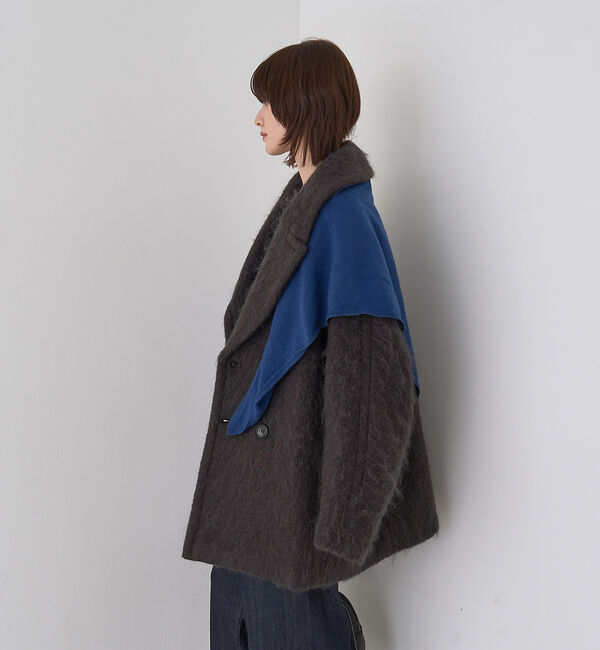 Rouge vif「シャギーピーコート」|ピーコート|