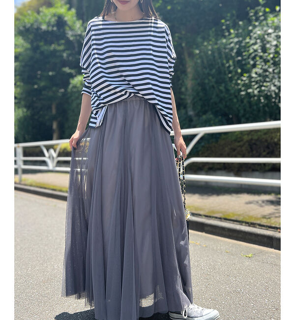 Rouge vif「【定番人気】【ロングセラー】チュールマチフレアスカート」|スカート|