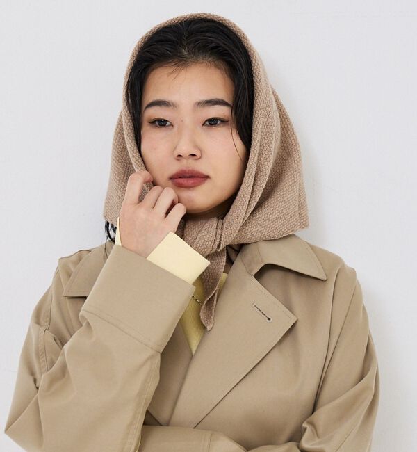 Rouge vif「【WILLIAM BRUNTON/ウィリアム ブラントン】ヘッドスカーフ」|マフラー|