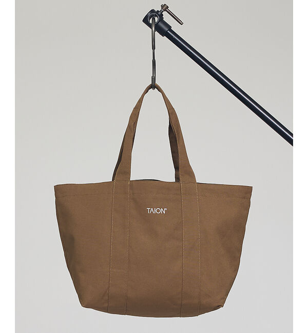 Rouge vif「【TAION /タイオン】TOTE BAG-M/トートバッグM/バッグ/リバーシ」|トートバッグ|ブラウン