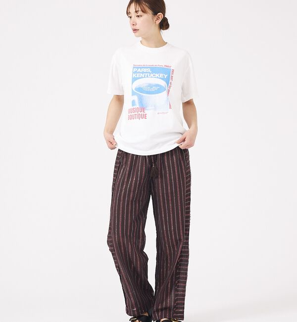 Rouge vif「【Le Melange/ル・メランジュ】総柄イージーパンツ/チェック柄/バルーン」|その他|