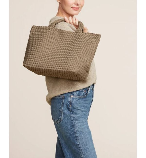 Rouge vif「【人気追加】【NAGHEDI/ナゲティ】ミディアムトートバッグ St Barth」|トートバッグ|