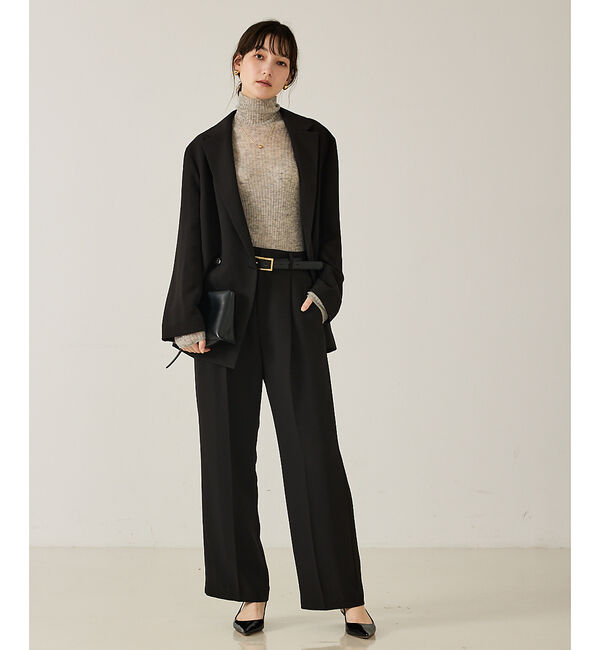 qualite「【セットアップ対応】センタープレスストレートパンツ」|その他|