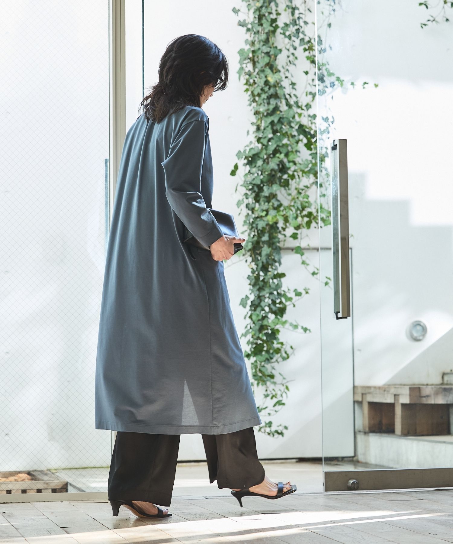 qualite「【接触冷感】ドライジャージーワンピース」|ワンピース|