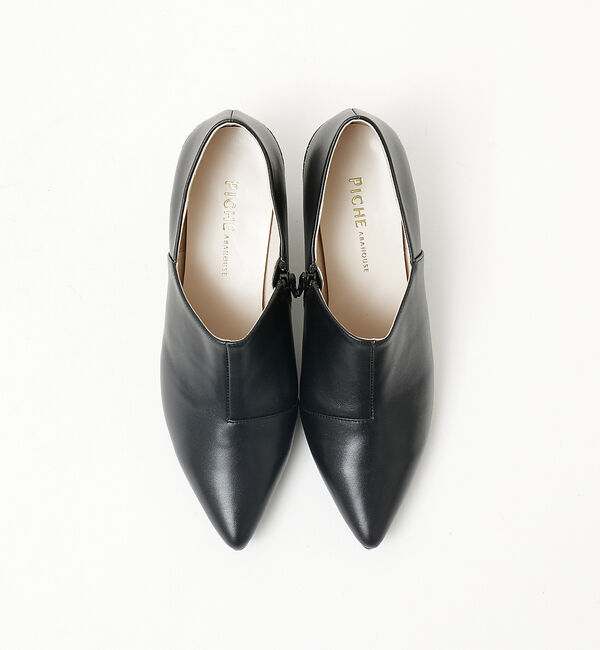 AU BANNISTER「ボロネーゼ甲深パンプス」|ショートブーツ|