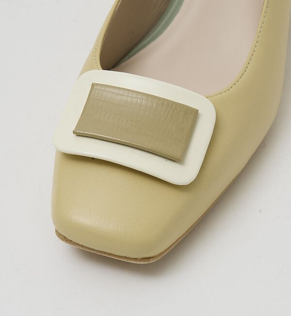 AU BANNISTER「スクエアモチーフパンプス」|パンプス|