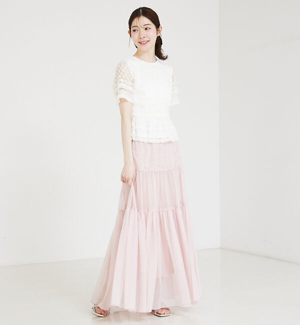 SELFIST「ケミカルレースペプラムブラウス」|シャツ・ブラウス|