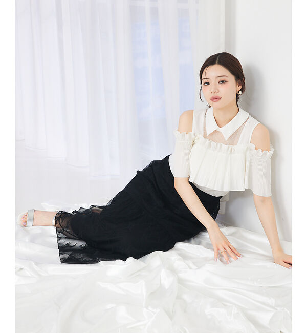 SELFIST「レースロングスカート」|スカート|