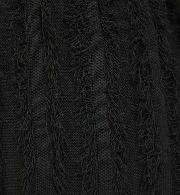 abahouse mavie「【WEB Domani掲載】【セットアップ対応】フリンジニットタイトスカート」|スカート|