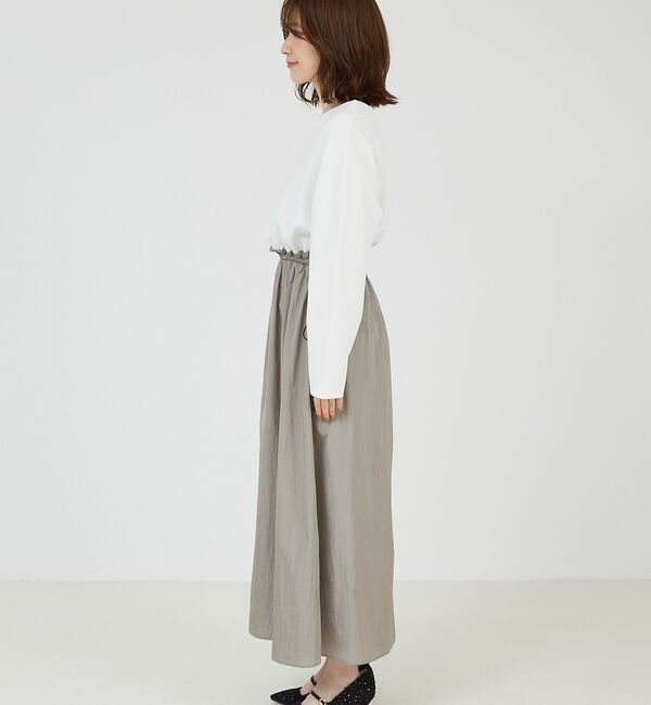 abahouse mavie「【大人のいちまんワンピ】カットコンビドロストワンピース」|ワンピース|