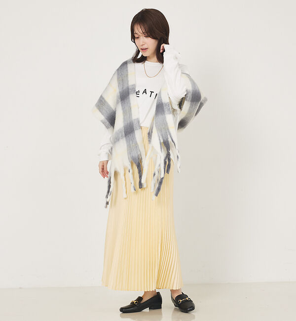 abahouse mavie「チェックストール」|マフラー|