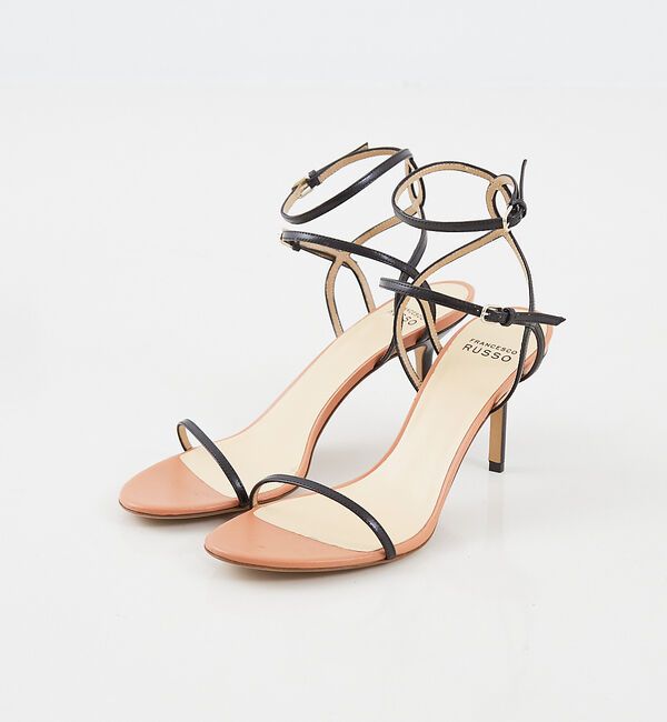 The Store by C' 「【FRANCESCO RUSSO】ダブルアンクルストラップサンダル」|サンダル|