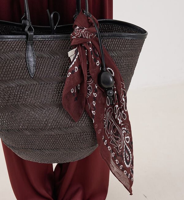 The Store by C' 「【destin】COT BANDANA／コットンバンダナ59&times;59」|バンダナ・スカーフ|ボルドー