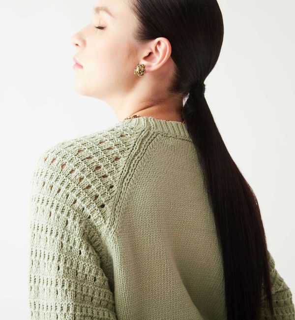 TIARA「柄スリーブニット」|ニット・セーター|