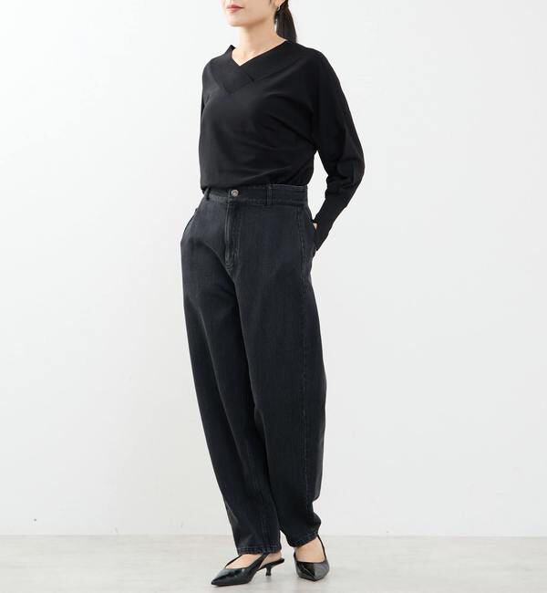 TIARA「ドルマンVネックニット」|ニット・セーター|