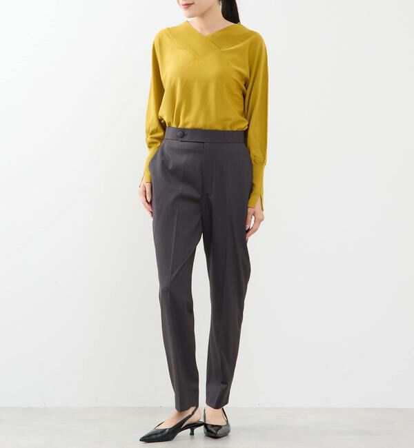 TIARA「ドルマンVネックニット」|ニット・セーター|