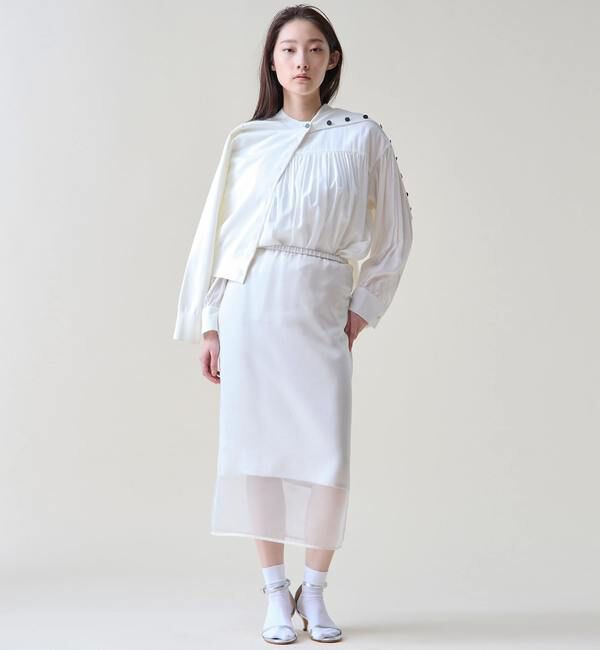 TIARA「オーガンジータイトスカート」|スカート|