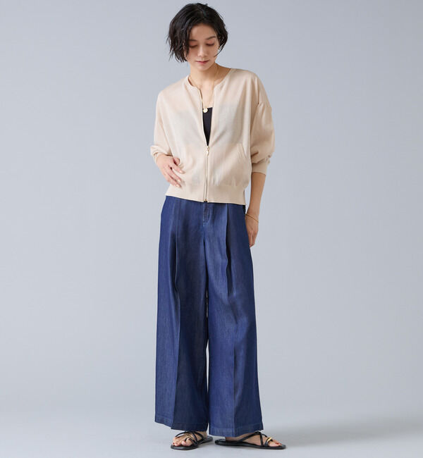 Liesse「シアージップニット」|ニット・セーター|