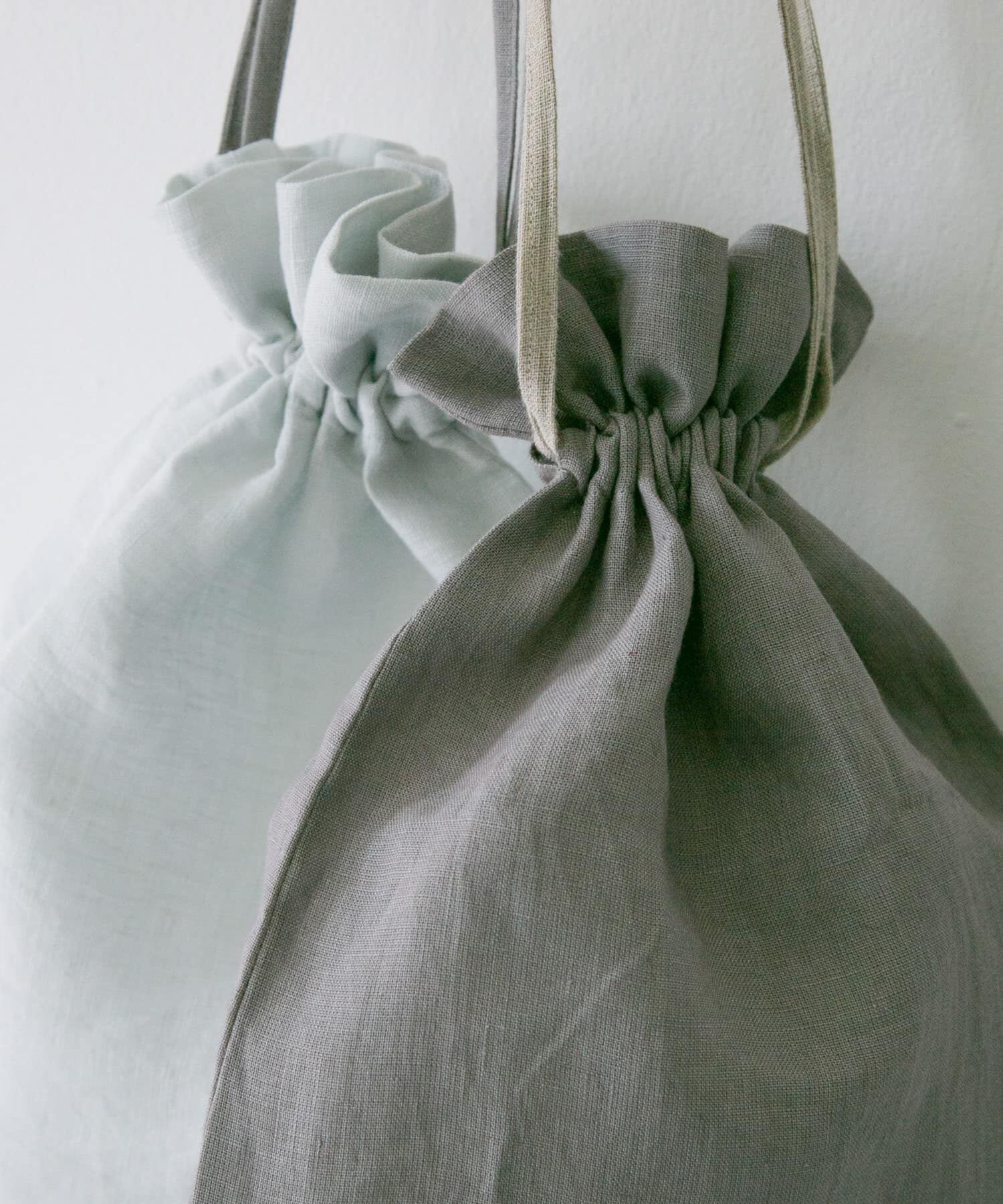 URBAN RESEARCH DOORS「『WEB限定』『別注』miiThaaii&times;DOORS　バイカラーリネン巾着M」|その他|