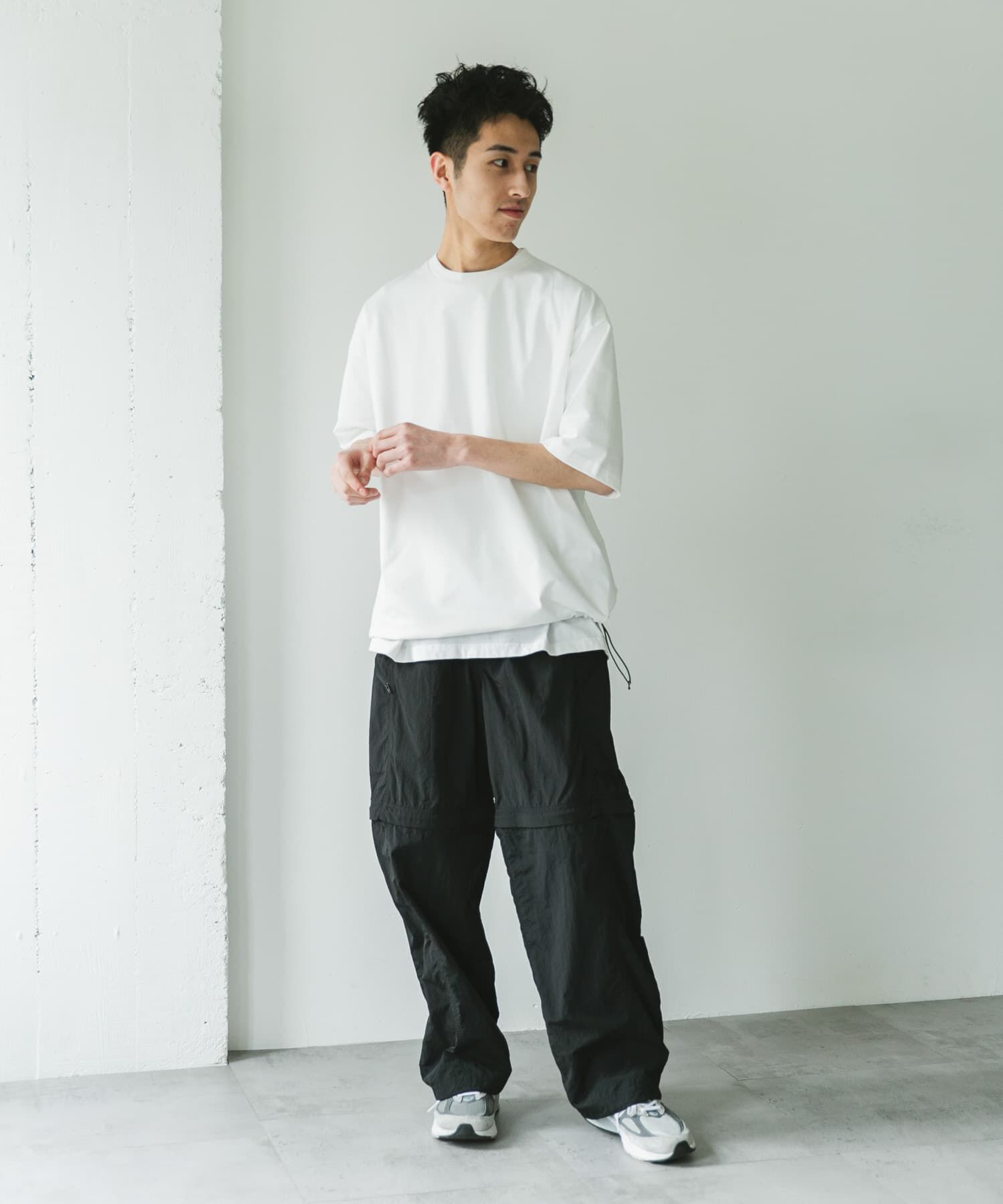 URBAN RESEARCH DOORS「URD Drawstring Short-Sleeve T-shirts」|Tシャツ・カットソー|
