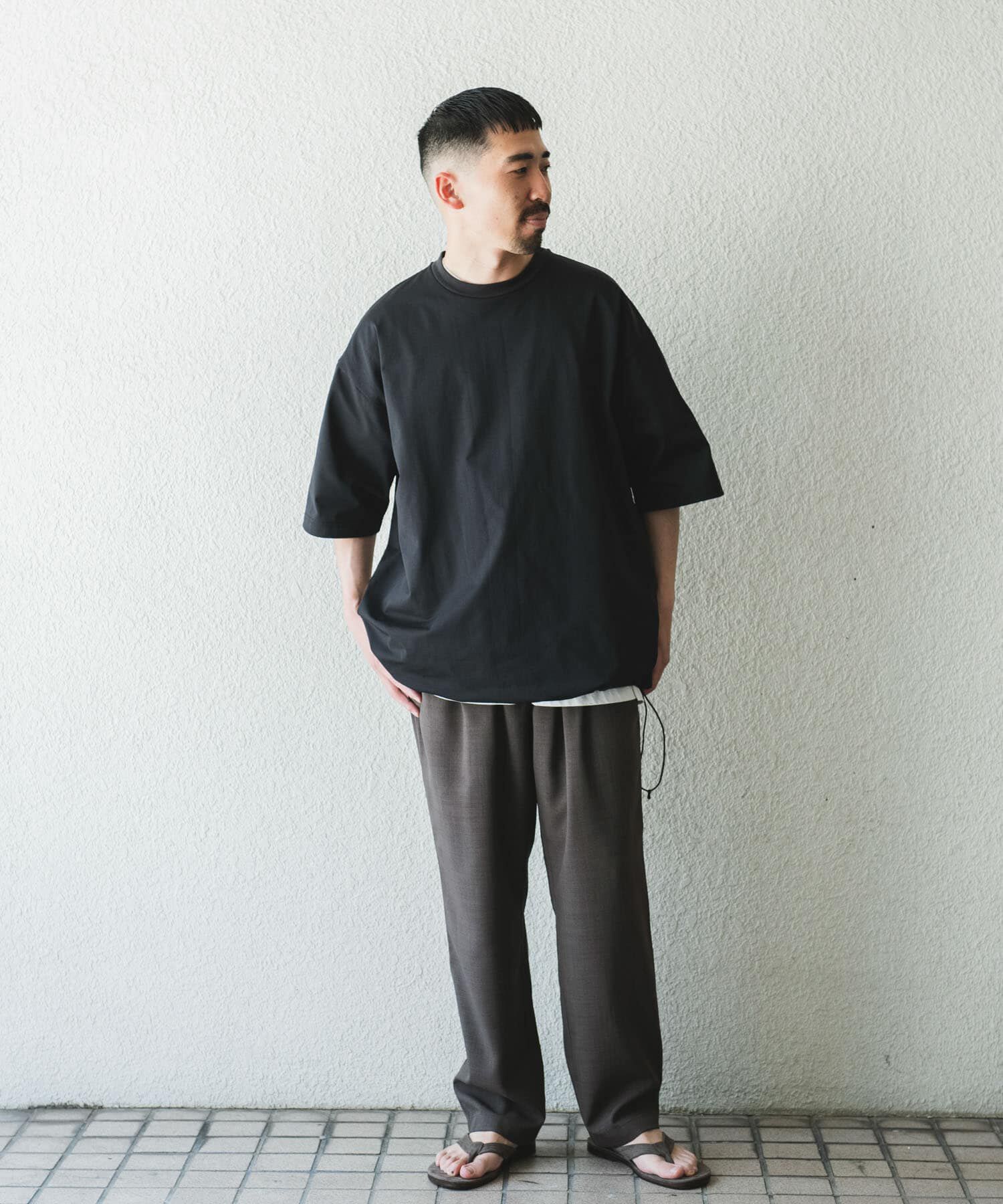 URBAN RESEARCH DOORS「URD Drawstring Short-Sleeve T-shirts」|Tシャツ・カットソー|