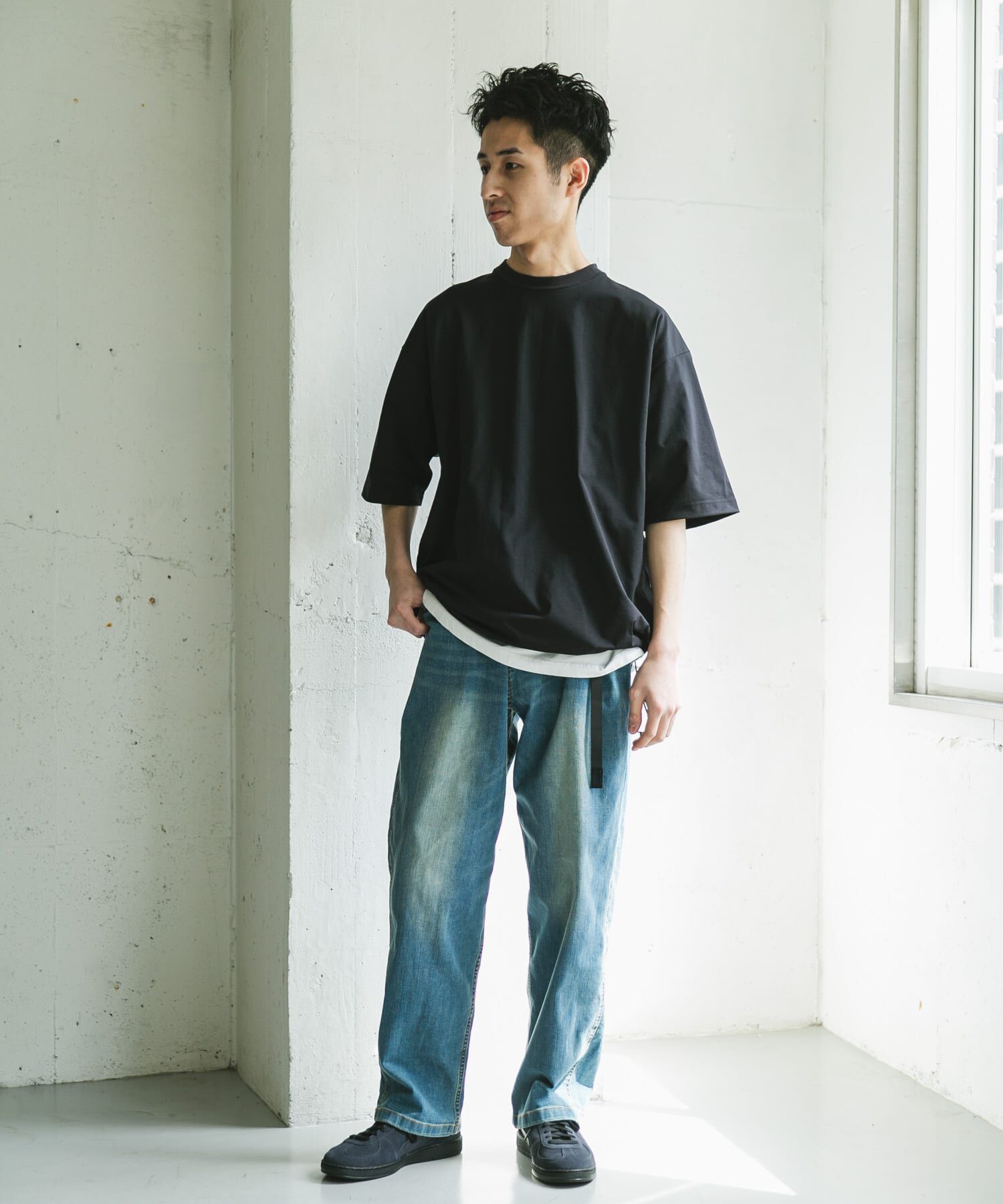 URBAN RESEARCH DOORS「URD Drawstring Short-Sleeve T-shirts」|Tシャツ・カットソー|