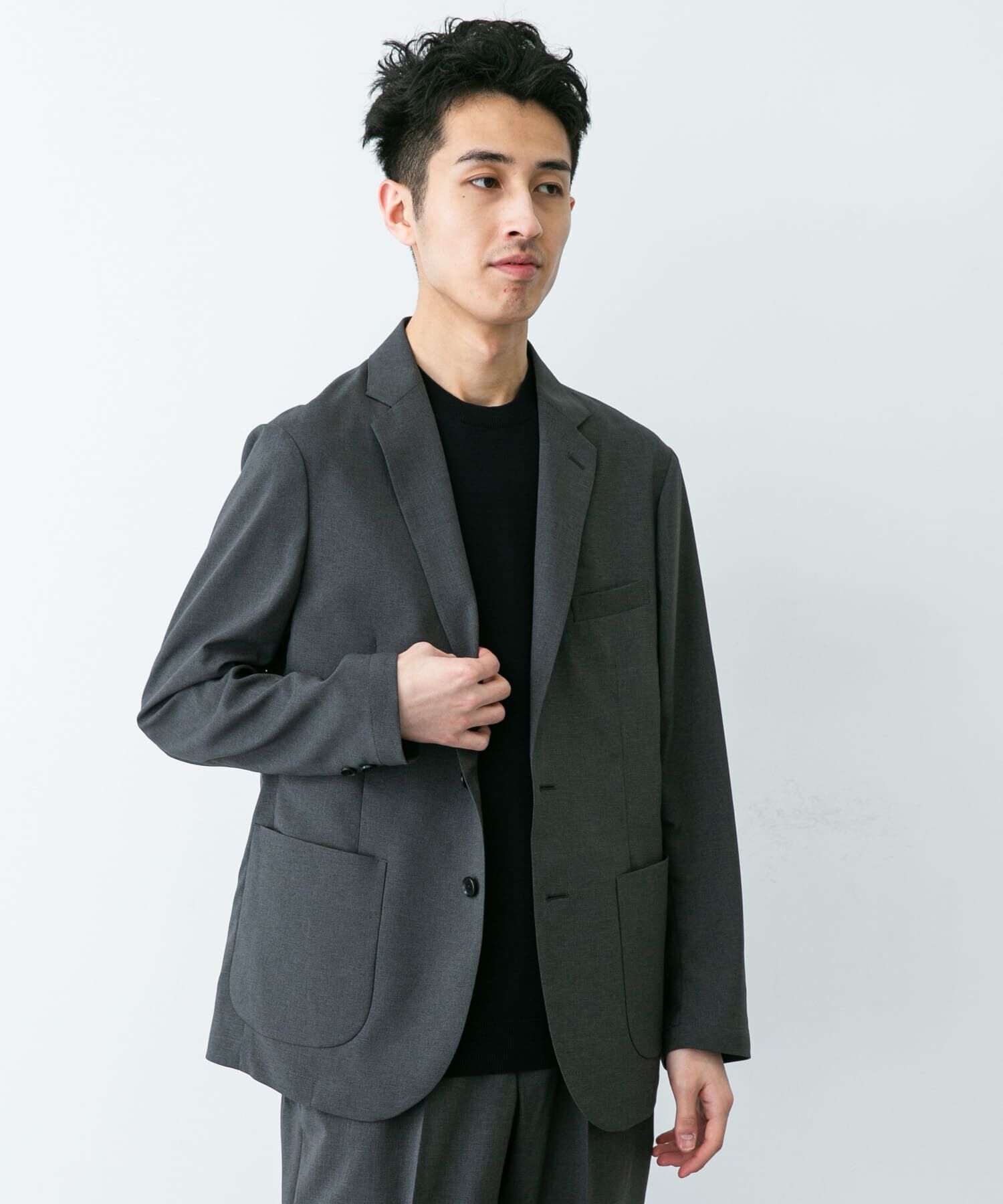 URBAN RESEARCH DOORS「LIFE STYLE TAILOR　リネンライクコンフォータブルジャケット」|その他|
