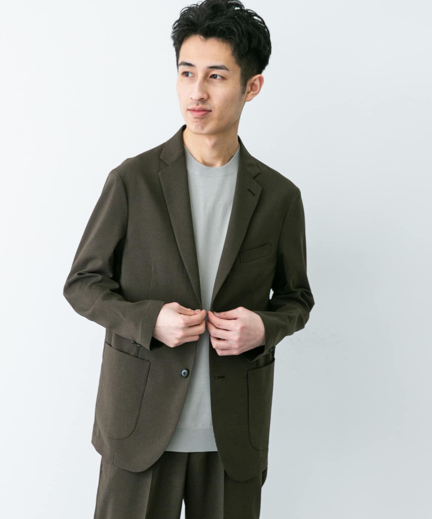 URBAN RESEARCH DOORS「LIFE STYLE TAILOR　リネンライクコンフォータブルジャケット」|その他|