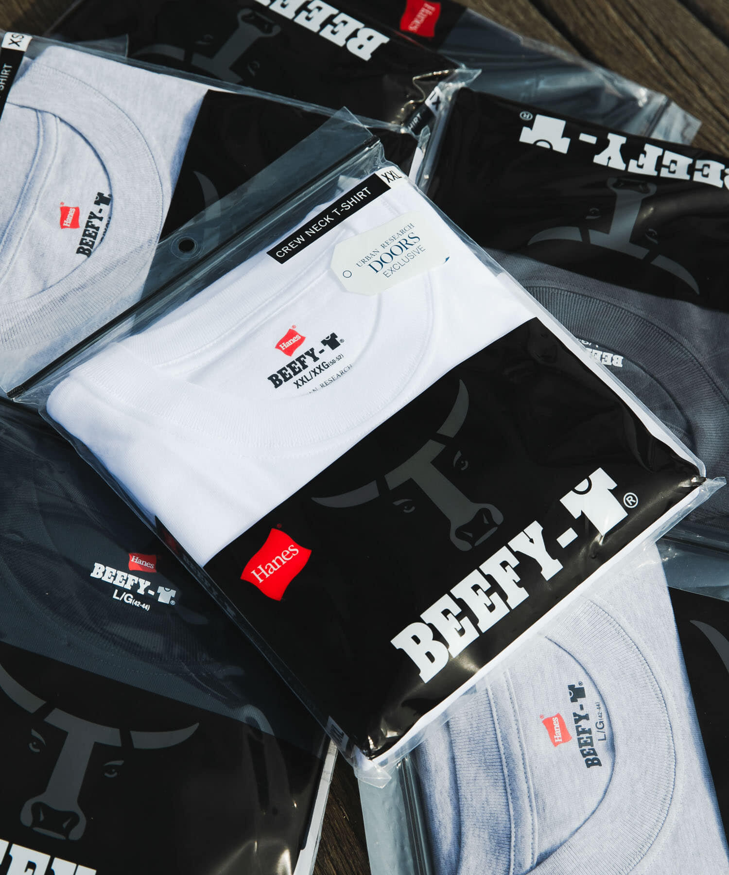 URBAN RESEARCH DOORS「『別注』Hanes&times;DOORS　BEEFY-T DOORS FIT Short-Sleeve」|Tシャツ・カットソー|