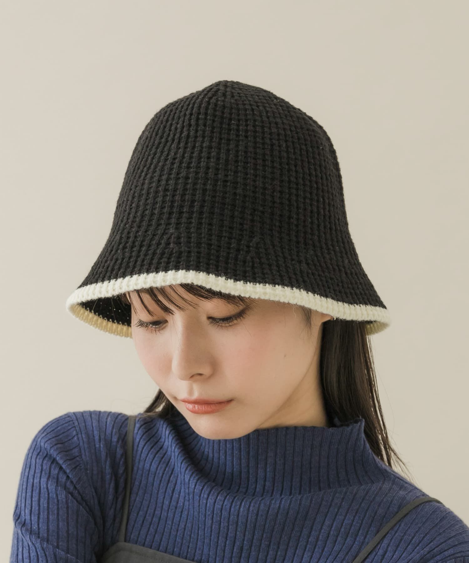 SMELLY「バイカラーラインハット」|ハット|