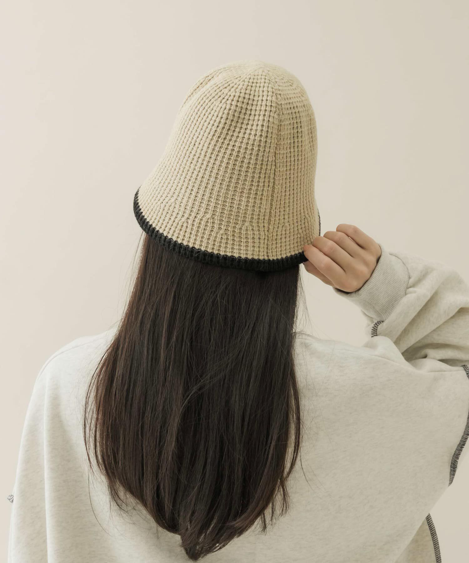 SMELLY「バイカラーラインハット」|ハット|