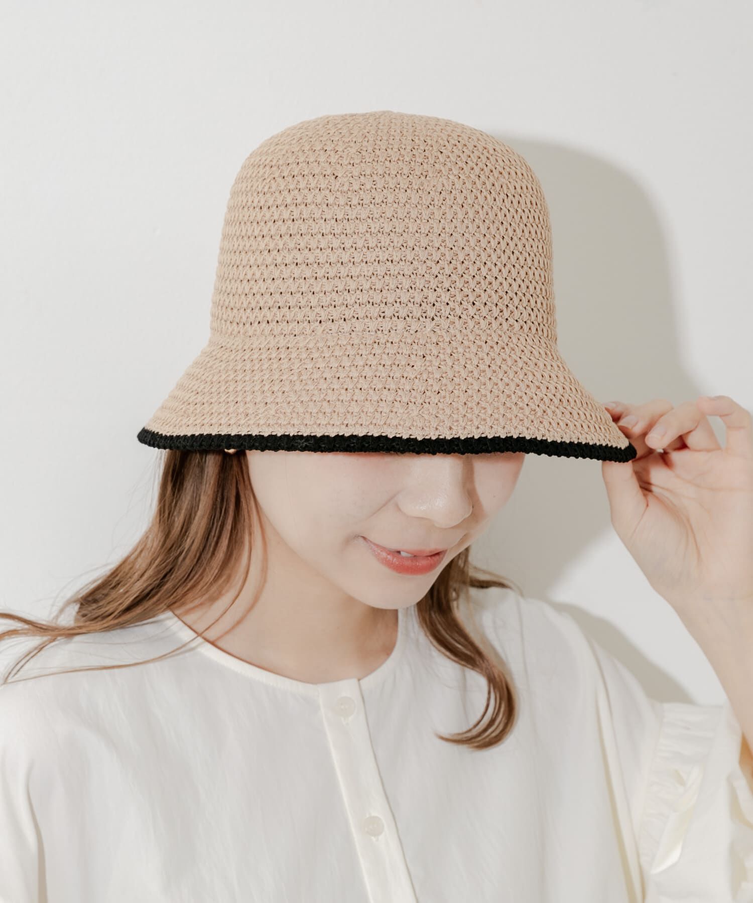 SMELLY「バイカラーシンプルハット」|ハット|