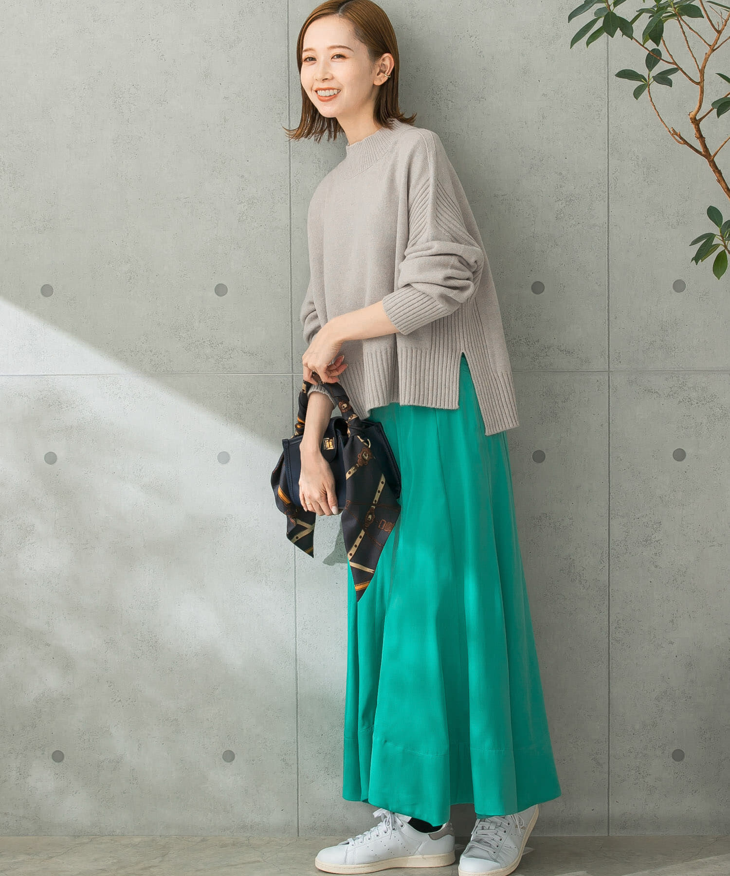 URBAN RESEARCH ROSSO「パネルラインサテンフレアスカート」|スカート|