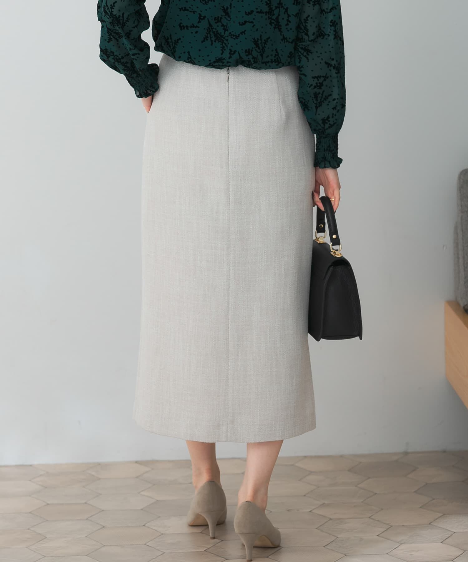 URBAN RESEARCH ROSSO「ボタンデザインタイトスリットスカート」|スカート|