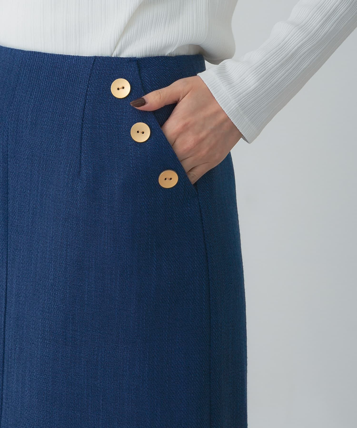 URBAN RESEARCH ROSSO「ボタンデザインタイトスリットスカート」|スカート|