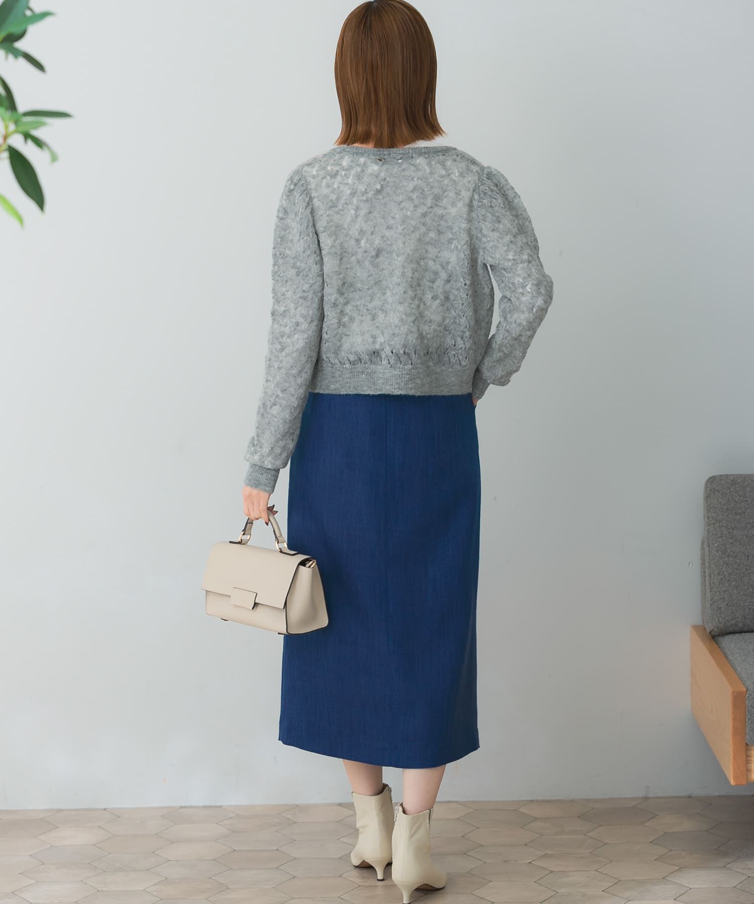 URBAN RESEARCH ROSSO「ボタンデザインタイトスリットスカート」|スカート|