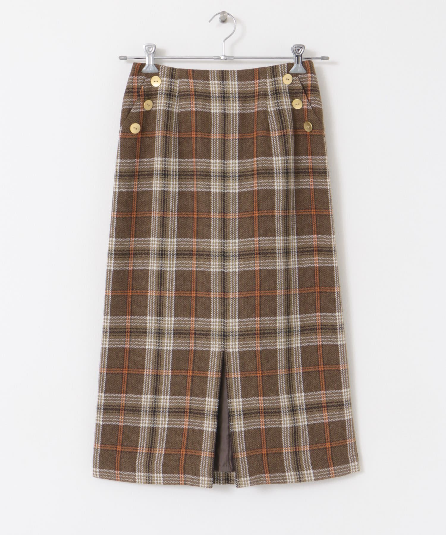 URBAN RESEARCH ROSSO「ボタンデザインタイトスリットスカート」|スカート|