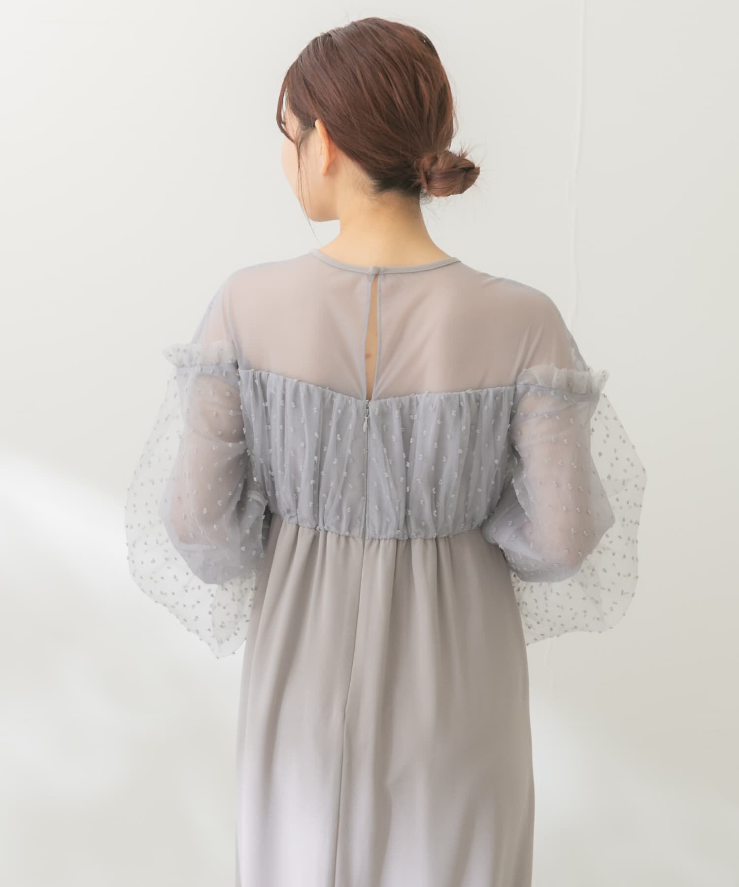 URBAN RESEARCH ROSSO「ドットオーガンドレス」|ワンピース|