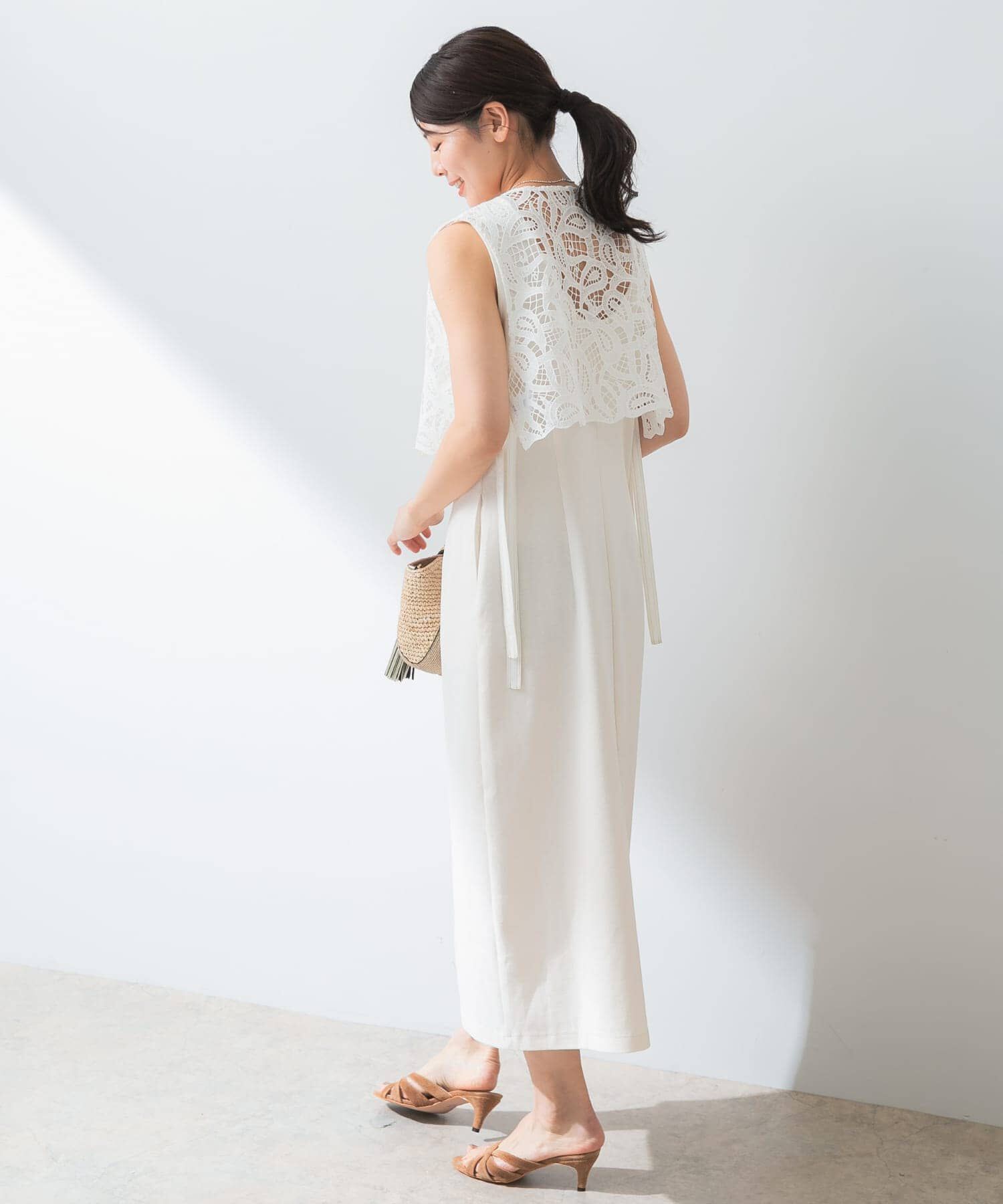 URBAN RESEARCH ROSSO「『UR TECH ひやサラクール』F by ROSSO　アメスリコクーンワンピース」|ワンピース|