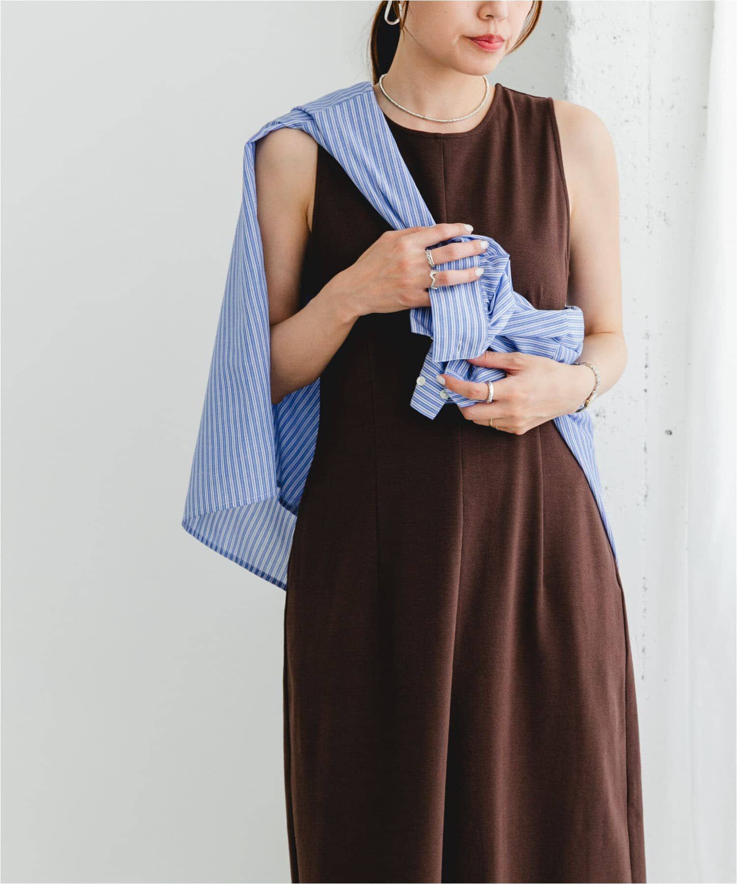 URBAN RESEARCH ROSSO「『UR TECH ひやサラクール』F by ROSSO　アメスリコクーンワンピース」|ワンピース|