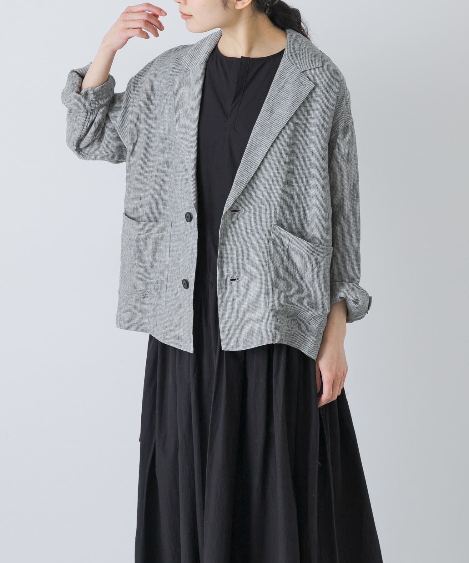 かぐれ「リネンテーラードジャケット」|その他|