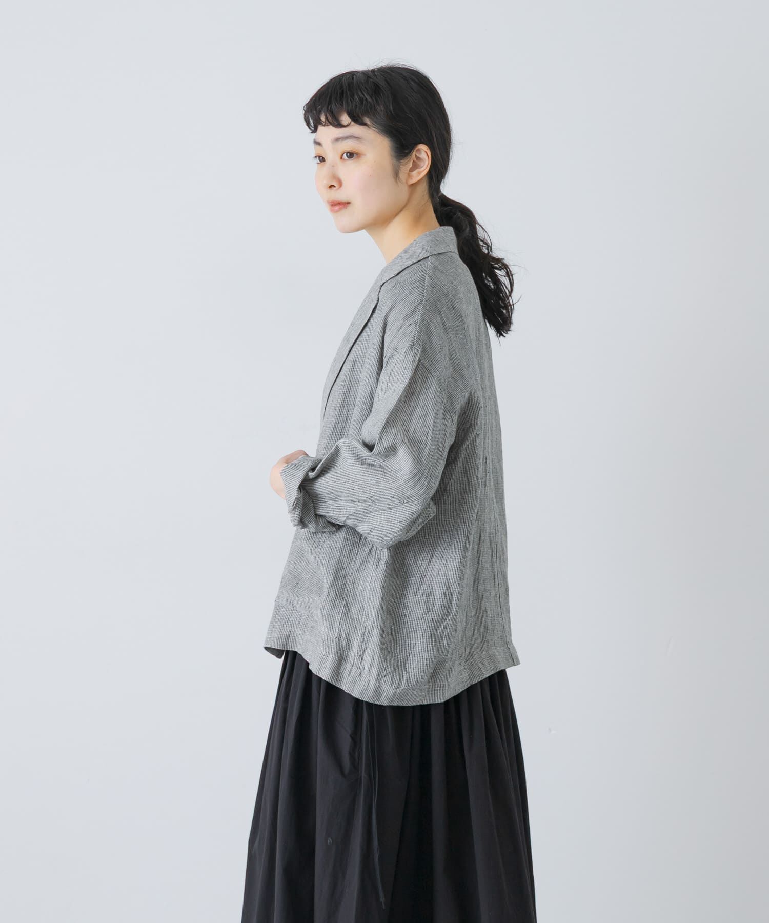 かぐれ「リネンテーラードジャケット」|その他|