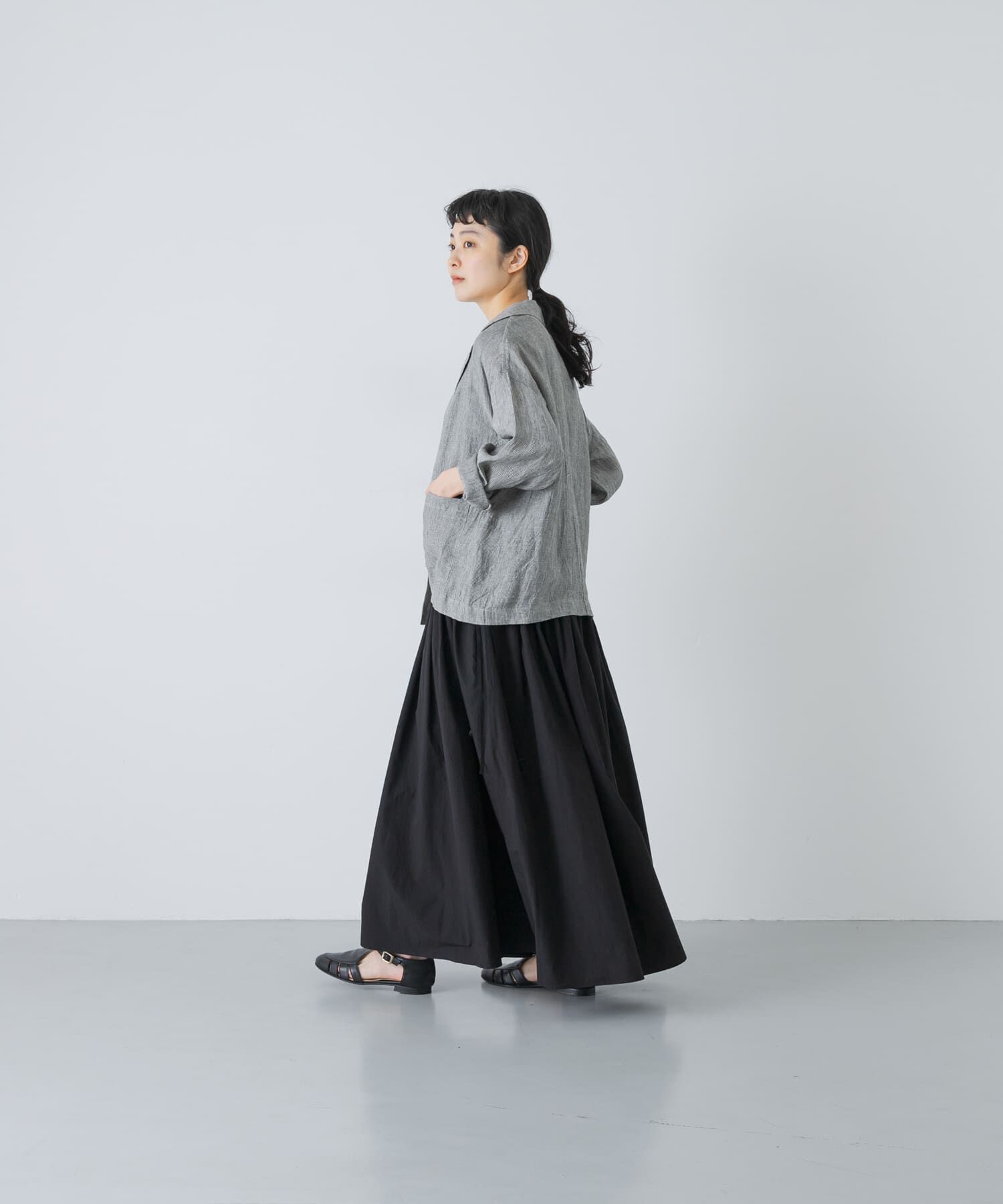 かぐれ「リネンテーラードジャケット」|その他|