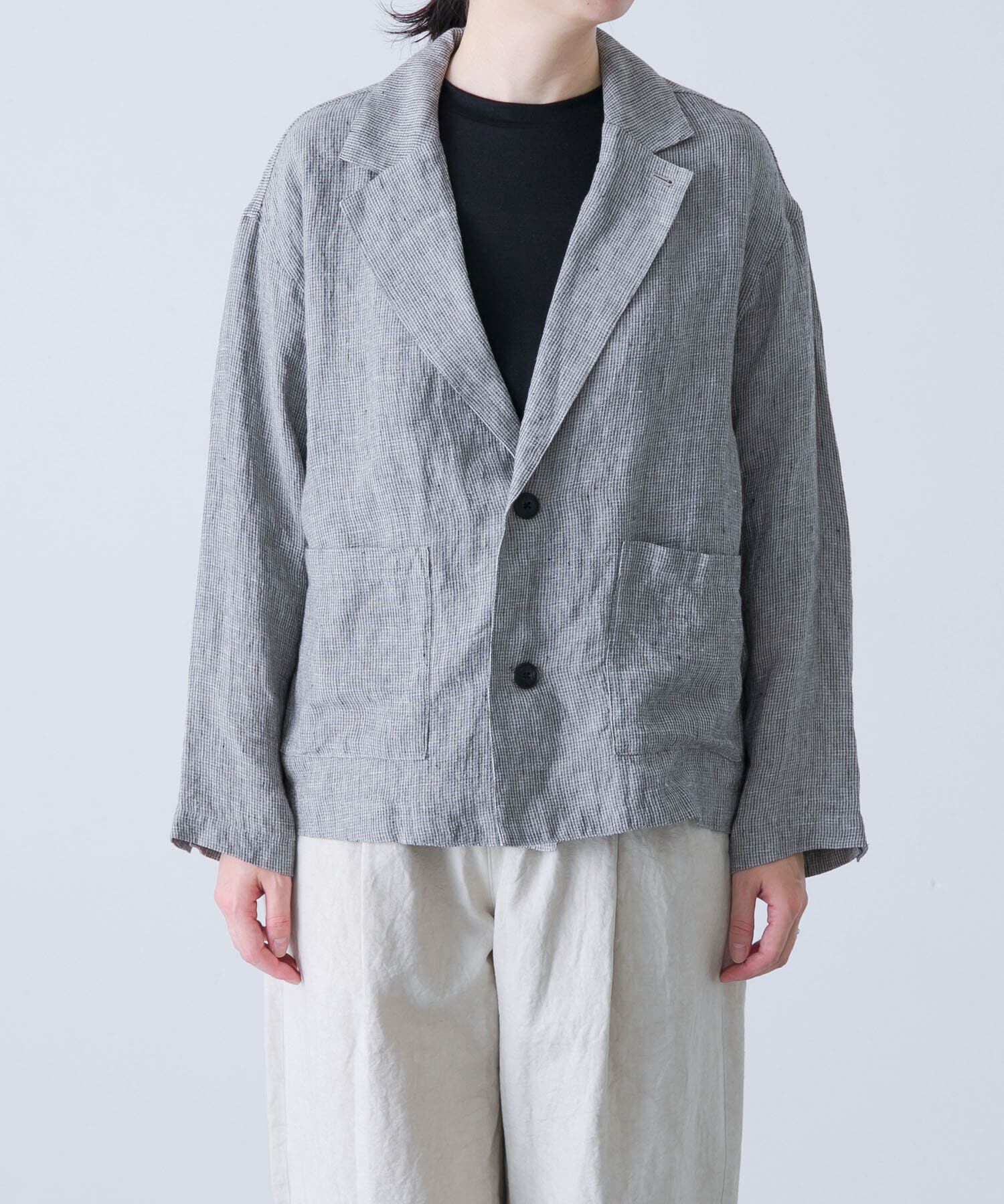 かぐれ「リネンテーラードジャケット」|その他|