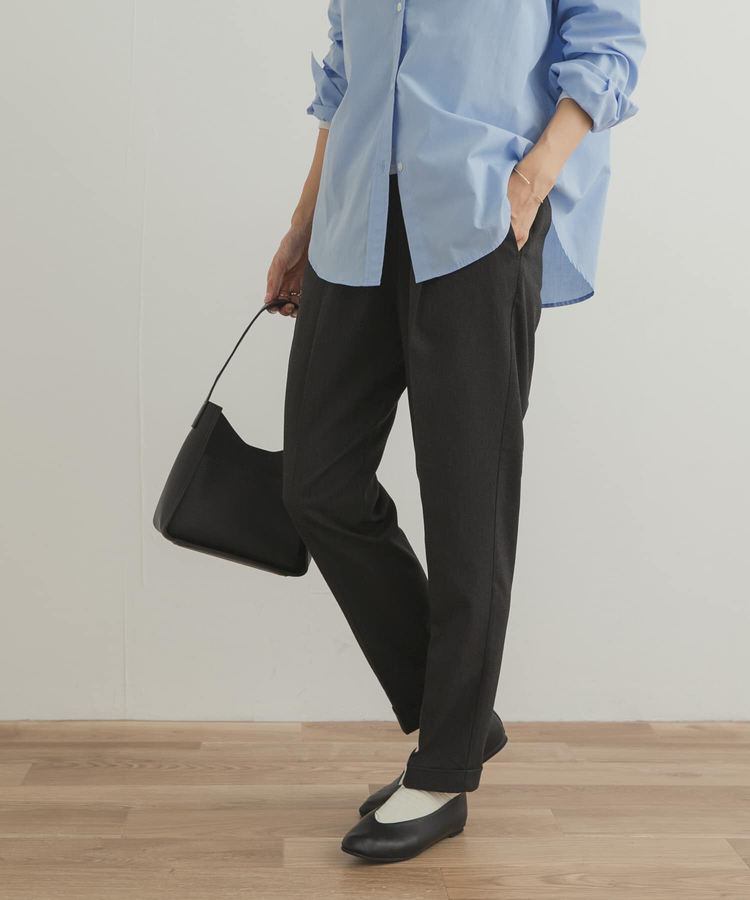 URBAN RESEARCH DOORS「ツイルストレッチテーパードイージーパンツ」|その他|