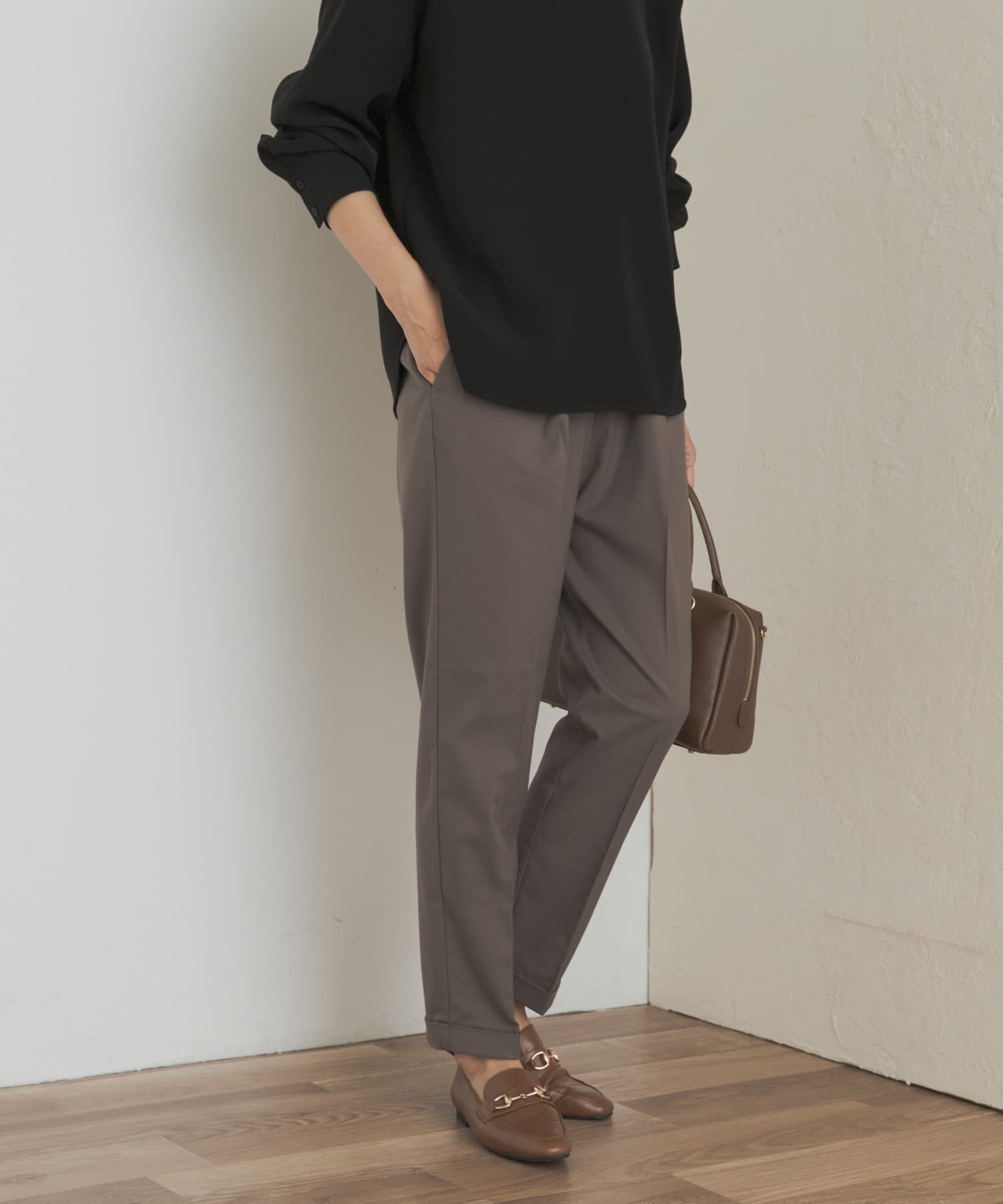 URBAN RESEARCH DOORS「ツイルストレッチテーパードイージーパンツ」|その他|